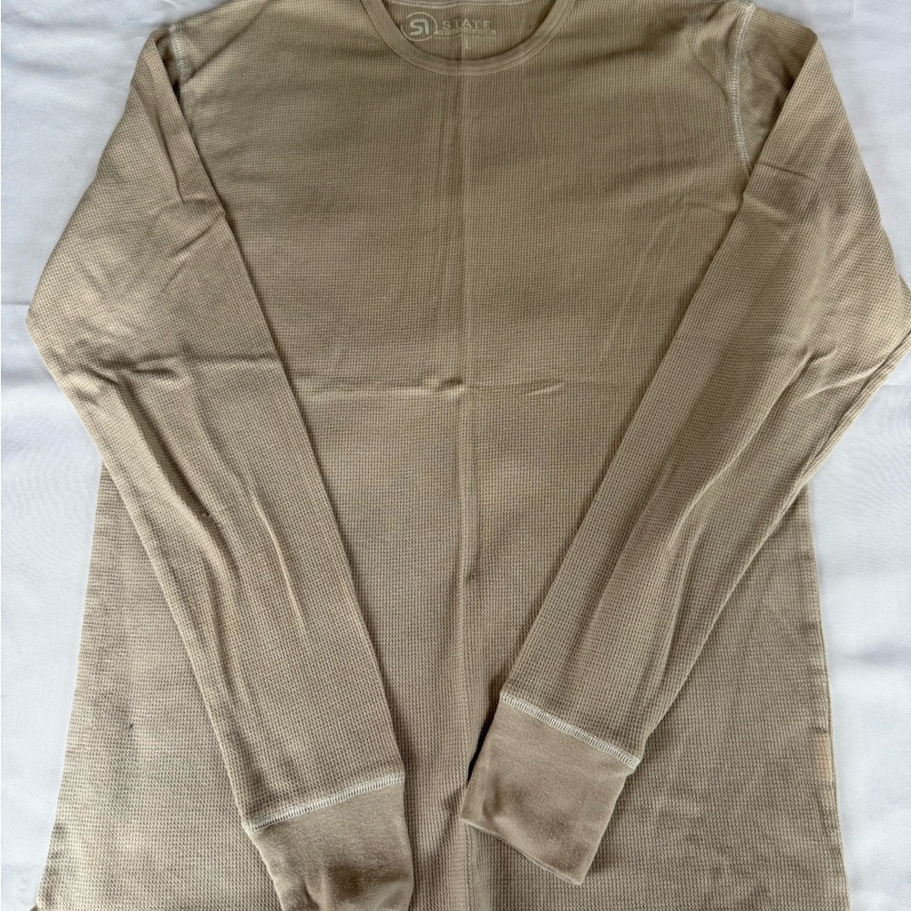 STATE Tan Long Sleeve Shirt